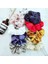Büyük Boy Leke Saç Scrunchies Kadın Ipek Scrunchie Elastik Saç Bantları Kızlar Saten Şapkalar Donut Kavrama Döngü At Kuyruğu Tutucu (Yurt Dışından) 5