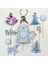 Karlar Ülkesi Elsa Temalı Kız Çocuk Doğum Günü Isme Özel 3D Pasta Parti Süsü Seti Cake Topper 2