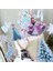 Karlar Ülkesi Elsa Temalı Kız Çocuk Doğum Günü Isme Özel 3D Pasta Parti Süsü Seti Cake Topper 3