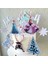 Karlar Ülkesi Elsa Temalı Kız Çocuk Doğum Günü Isme Özel 3D Pasta Parti Süsü Seti Cake Topper 5