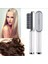 Saç Düzleştirici Profesyonel Elektrikli Fırça Isıtmalı Tarak Düz ve Kıvırcık Şekillendirme Aracı (Yurt Dışından) 2