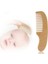 Yenidoğan Bebek Ahşap Fırça Bebek Doğal Yün Tarak Yenidoğan Saç Fırçası Bebek Kafa Doğum/vaftiz/doğum Günü Bebek Duş Hediyesi (Yurt Dışından) 4