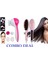 2'li Paket - Hızlı Saç Düzleştirici Fırça ve Yüz Masaj Aleti - Combo Deal - By Aleya Dreams Collections (Yurt Dışından) 1