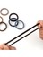 20/50 Adet/takım Saç Bantları Kadın Kızlar Için Temel Saç Bağları Halatlar 4cm Basit Katı Elastik Kafa Bandı Saç Aksesuarları At Kuyruğu Tutucu (Yurt Dışından) 4