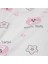 Kız Çocuk Beyaz Pembe Yıldızlı Ayılı Desenli 2'li Pijama Takımı - 1015496 3