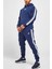 Club Fleece Zeus Tape Graphics Track Suit Kapüşonlu Şardonlu Eşofman Takımı Lacivert 1