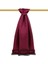 Bordo Zincir Monogram Desen Ipek Şal 1