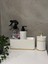 2’li Banyo Seti / Banyo Takımı Kulak Pamukluk Organizer Inci Beyaz 3