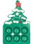 Imha Edici Parmak Balonu Eğlenceli Oyuncaklar Noel Baba Anahtarlık Sınır Ötesi Çimdik Eğlenceli Noel Çekicilik (Yurt Dışından) 1