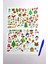 Yeni Yıl Temalı Etiket Set - 125 Adet Yeni Yıl Figürlü Sticker -Yılbaşı Paketleme Süsleme Etiketi 5