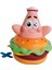 Sünger Bob Kare Pantolon Bebek Lezzetli Yengeç Patty Çizgi Film Animasyon Bebek Gelgit Oyun Modeli Masaüstü Dekorasyon Süsler Burger Parti (Yurt Dışından) 1