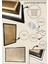 50 x 70 Ahşap Çerçeve Poster Puzzle Siyah & Beyaz & Ceviz & Masif & 4 Renk Iskandinav 3