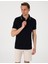 Erkek Lacivert Slim Fit Polo Yaka Tişört 50307516-VR033 3