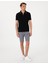 Erkek Siyah Slim Fit Polo Yaka Tişört 50307516-VR046 4