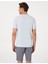 Erkek Açık Mavi Slim Fit Tişört 50306802-VR003 5