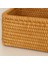 Doğal Rattan Dikdörtgen Saklama Kutusu, Çok Amaçlı Düzenleyici Sepet, 37 cm 4