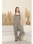 Leopar Desenli Askılı Pijama Takımı 3