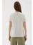 Baskılı Ekru Kadın T-Shirt 25Y0398K1 2