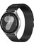 Huawei Watch Fit 3 22MM Sah Krd-25 Metal Hasır Kordon - Siyah 1
