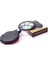 5x 60MM Cam Optik Lens Katlabilir Deri Kaplamalı Cep Büyüteç XX1051 2