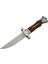 B123a Kahverengi Klasik Av / Kamp Çakısı 18cm - Ahşap Sap, Kemerliki, Kılıflı 1
