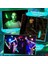 Karanlıkta Yanan Asılabilir Ip Aparatlı Glow Stick Kolye Glow Stick Lamba 6 Adet 6 Renk 15 cm 2