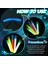 Karanlıkta Yanan Asılabilir Ip Aparatlı Glow Stick Kolye Glow Stick Lamba 6 Adet 6 Renk 15 cm 3