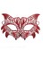 Kırmızı Dantel Masquerade Maskesi 8 No 1