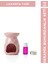 & Seramik Buhurdanlık Seti Pembe Renk + Lavandula Angustifolia Saf Lavanta Yağı 10 ml + Mum 1