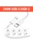 240W Destekli 2m Type-C(Usb-C)/type-C(Usb-C) Iphone Samsung Oppo ve x Uyumlu Hızlı Şarj Kablosu 3