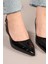 Kastor Rugan Kroko Stiletto Siyah 4