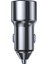 Hepu HP-782 Araç Içi Şarj Cihazı 3.1A Pd 48 Watt Fast Hızlı Şarj Aleti Metal Çakmaklık Şarj Type C 2-Port Işıklı 2
