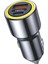 Hepu HP-782 Araç Içi Şarj Cihazı 3.1A Pd 48 Watt Fast Hızlı Şarj Aleti Metal Çakmaklık Şarj Type C 2-Port Işıklı 1