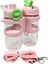 Su Matarası 2 Bölmeli Tritan Pembe 900ml 3