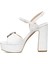 Elit PM08 K2051-1T Kadın Platform Ayakkabı Beyaz 3