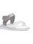 Elit ŞA-F-036-25Y Filet Kız Çocuk Düz Sandalet Gümüş 2