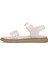 Elit ŞA-F-036-25Y Filet Kız Çocuk Düz Sandalet Gümüş 3