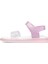 Elit ŞA-F-036-25Y Filet Kız Çocuk Düz Sandalet Gümüş 3