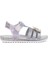 Elit ŞA-P-034-25Y Patik Kız Çocuk Düz Sandalet Gümüş 1
