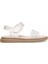 Elit ŞA-F-036-25Y Filet Kız Çocuk Düz Sandalet Gümüş 1