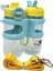 Su Matarası 2 Bölmeli Tritan Mavi 900ml 2