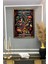 Dekoratif Modern Desenli Çerçeveli Kumaş Baskı Tablo 50x70cm RÜYA05 2