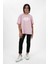 Kız Çocuk Süprem Kumaş Yandan Yırtmaçlı Baskılı Tshirt 5