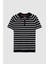 Ds Damat Slim Fit Siyah Rayon Polo Yaka Fermuarlı Triko T-Shirt 4HF06ORT10002 5