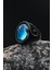 Aquamarine (Aqua Marin) Taşlı Yılan Figürlü 925 Ayar Gümüş Yüzüğü 901732 1