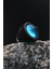 Aquamarine (Aqua Marin) Taşlı Yılan Figürlü 925 Ayar Gümüş Yüzüğü 901732 2