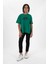 Kız Çocuk Süprem Kumaş Yandan Yırtmaçlı Baskılı Tshirt 5
