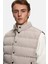 Slim Fit Taş Düz Yelek Mont 2