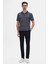 Ds Damat Slim Fit Lacivert Rayon Polo Yaka Fermuarlı Triko T-Shirt 4HF06ORT10005 4