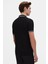 Ds Damat Slim Fit Siyah Rayon Polo Yaka Fermuarlı Triko T-Shirt 4HF06ORT10004 3